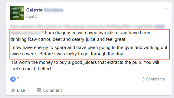 Juicing Recipe Hypothyroidism